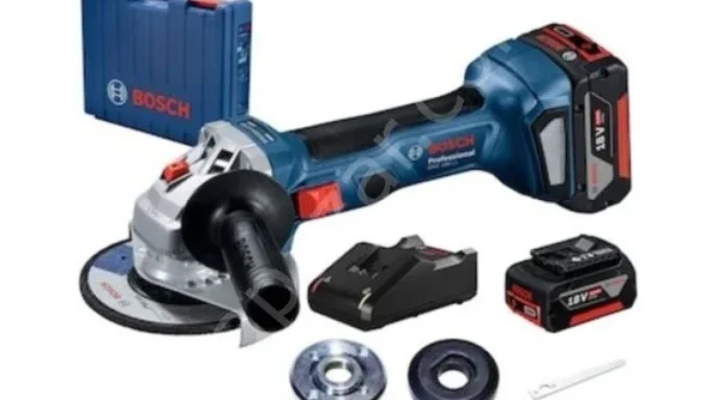 Bosch GWS 180-Li Tek Akülü 4 Ah Taşlama Makinesi 125mm