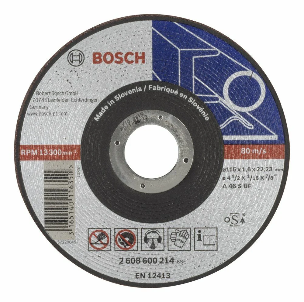 Bosch – 115*1,6 mm Expert Serisi Düz Metal Kesme Diski (Taş)