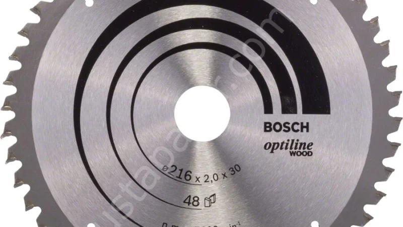 Bosch – Optiline Serisi Ahşap için Daire Testere Bıçağı B 216×30 mm-48 Diş 2608640432