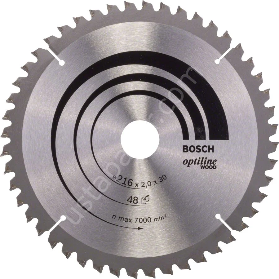 Bosch – Optiline Serisi Ahşap için Daire Testere Bıçağı B 216×30 mm-48 Diş 2608640432